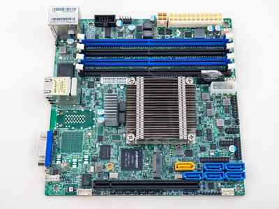 Supermicro X10SDV-F Xeon D-1541 8-Core Server Mini ITX Motherboard READ