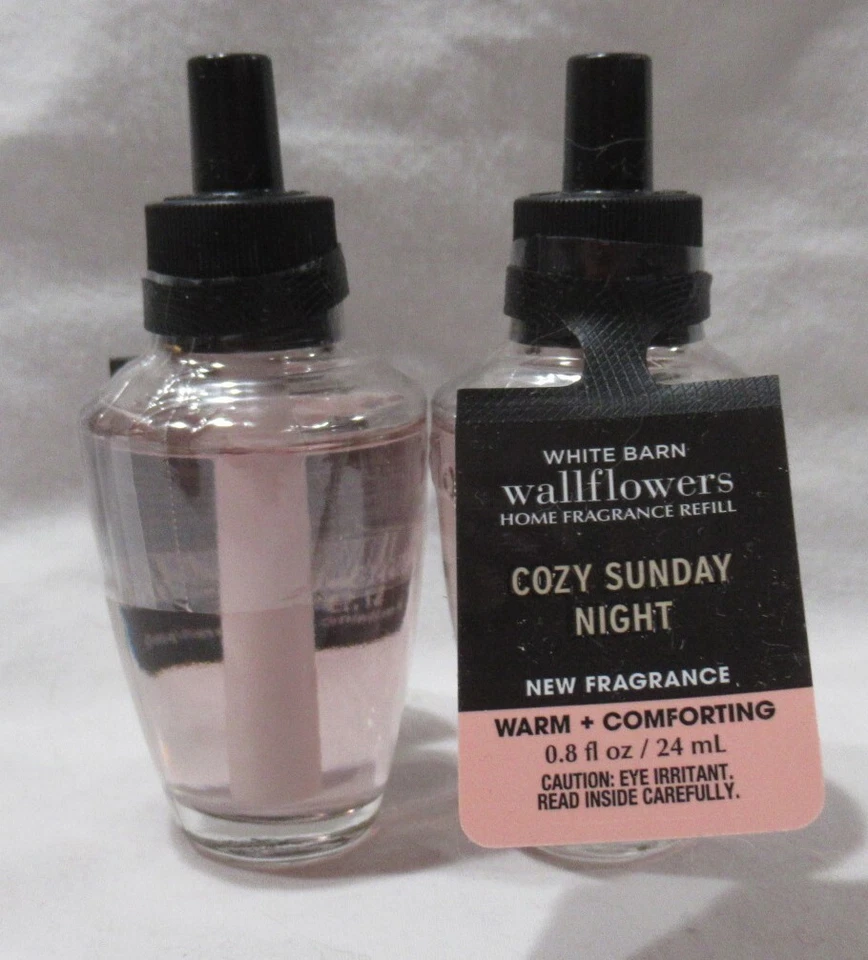 White Barn Bath & Body Works Wallflower Bulb Lot Set of 5 COZY SUNDAY NIGHT - Image 2 of 3