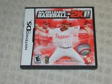 Nintendo DS Major League Baseball MLB 2K11 Case and Manual ONLY