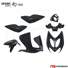 KIT CARENE CARENATURE PLASTICHE NERO LUCIDO MBK NITRO YAMAHA AEROX 50 2T