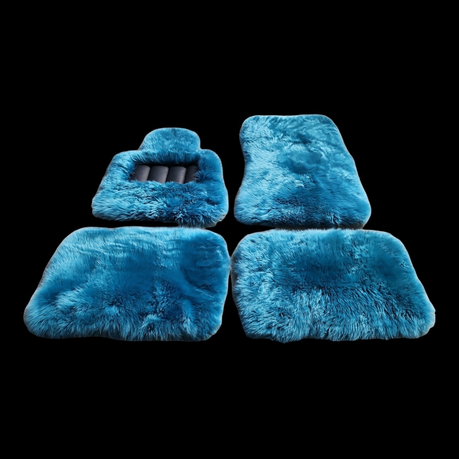 Genuine Lambswool Sheepskin Turchese Floor Mats Rolls Royce Cullinan 2019 - 2025