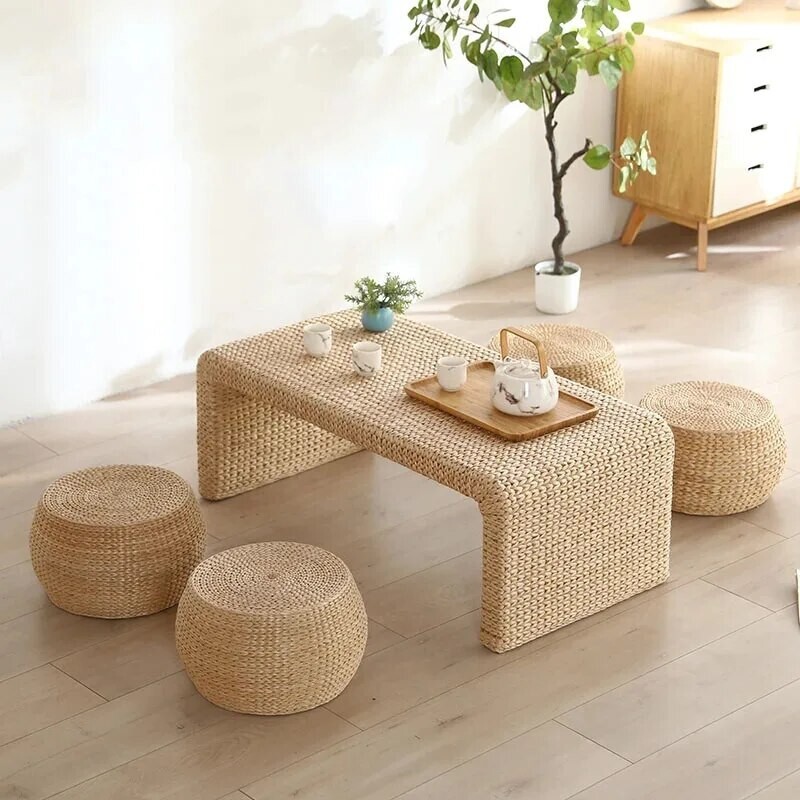 センターテーブル・ローテーブル Old Rattan Coffee Table センターテーブル・ローテーブル Old Rattan Coffee Table