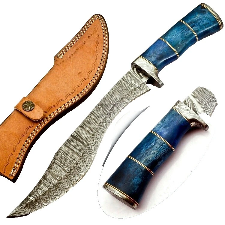 Bota de mango de hueso Cuchillos de Hoja Fija Vintage de colección