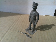 Stadden, Napoleonic French Hussar cavalry Officer Waterloo, unpainted lead 54mm