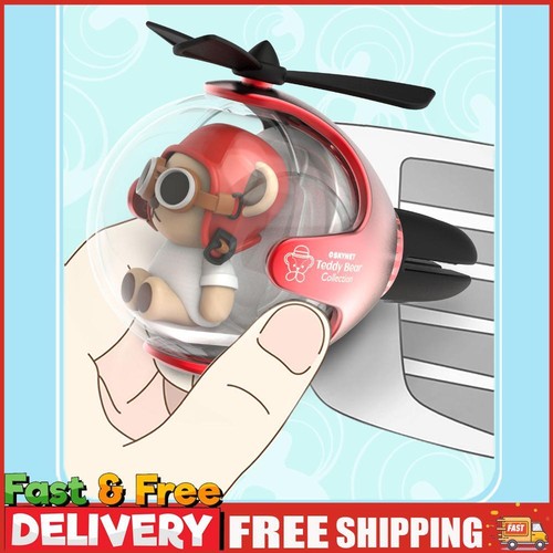 Cartoon Car Air Freshener Long Lasting Bear Flight Ball Ornament Car
