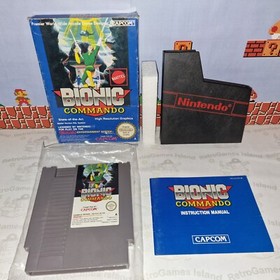 BIONIC COMMANDO NINTENDO NES VERSIONE PAL A MATTEL ITALIANO ITA CIB 8 BIT CAPCOM