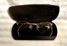 Vintage American Optical Ful-Vue 1/10 12k gold hal-rim wire eyeglases