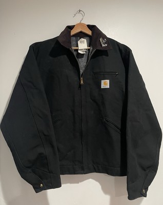 Vintage Carhartt J01 BLK 48 Tall Brand New Detroit USA MADE UNION