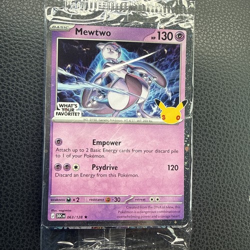 Pokemon TCG: Mewtwo 063/128 - 30th Anniversary Celebration Promo - Sealed