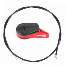 59'' Lawn Mower Throttle Cable, Easy to Use Throttle Cable Kit with Control Red