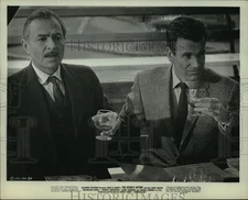 1967 Press Photo James Mason and Maximilian Schell in "The Deadly Affair"