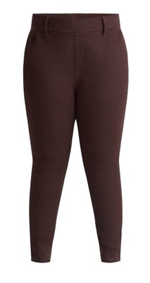 Terra & Sky Women's High Rise Skinny Jegging~28'' Inseam~Brown~NWT~Choose Size