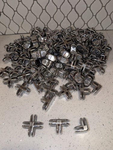 19+ Lb Glass Clip Showcase Clamp Shower Bracket Shelf Support Brackets