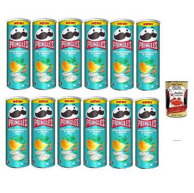 Pringles Cream Cheese & Herbs - 12x 165g+Polpa 400gr