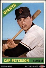 1966 Topps #349 Cap Peterson Giants 6 - EX/MT