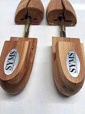 VTG Rochester Tree Co. SYMS Wood & Metal Shoe Trees/Stretcher Large 1 Pair. USA