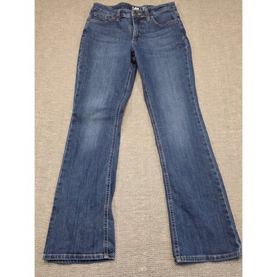 Lee Regular Fit Bootcut Mid Rise Jeans Blue Medium Wash 6M 101CMVEW9