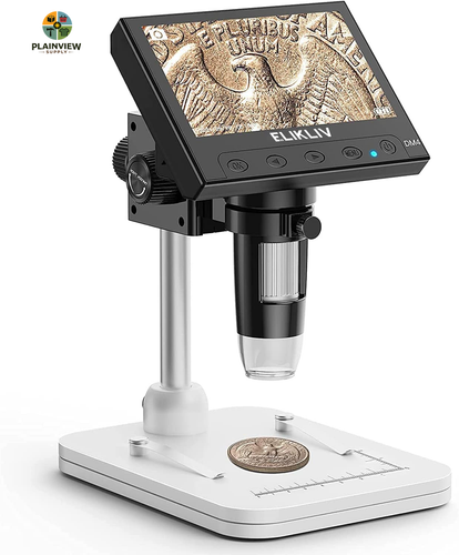 Microscope, LCD Digital Coin Microscope 1000X, Coin Magnifier with 8 Adjustable - Afbeelding 12 van 12