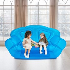 Inflatable Sofa Portable Inflatable Double Person Couch Patio Yard Camping Sofa
