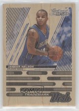 2006-07 Topps Trademark Moves Dish Wood 27/75 Jameer Nelson #TDI-6 8d2
