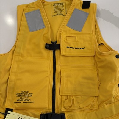 Sterns Flight Deck Life Vest Yellow Small MK 1 Shell Only