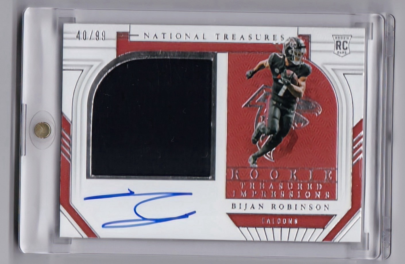 2023 National Treasures Bijan Robinson Treasured  Impressions RPA /99