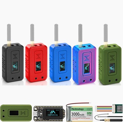 ESP32 LoRa V4 Development Board+L76 GNSS Module SX1262+3000mAh Battery +Case
