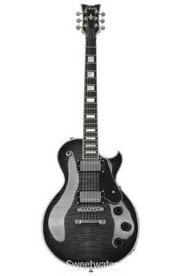 Schecter Solo-II Custom Electric Guitar - Trans Black Burst