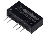 AM1DS-0512DEZ Wandler: Dc/Dc 1W Ueing: 4,5-5,5VDC Uausg: 12VDC Uausg2: -12VDC AI
