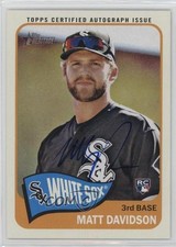 2014 Topps Heritage High Number Real One Auto Matt Davidson #ROA-MD Auto 12jy
