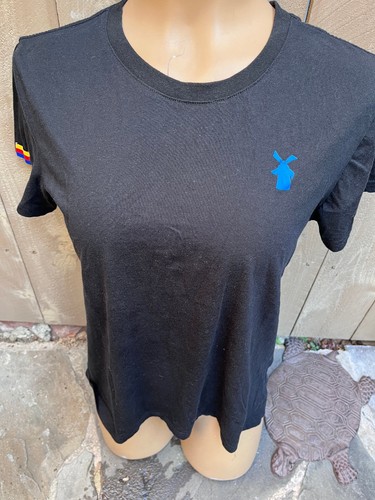 Dutch Bros Coffee SENT IT WITH DUTCH Black Short Sleeve TShirt - Women's Sz M