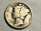 1921 MERCURY silver U.S. dime. Good-VG. #q3