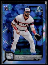 Jake Burger Rookie 2022 Bowman Chrome Sapphire Edition #47 Chicago White Sox