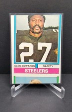 1974 Topps 169 Glen Edwards RC *Miscut* Steelers