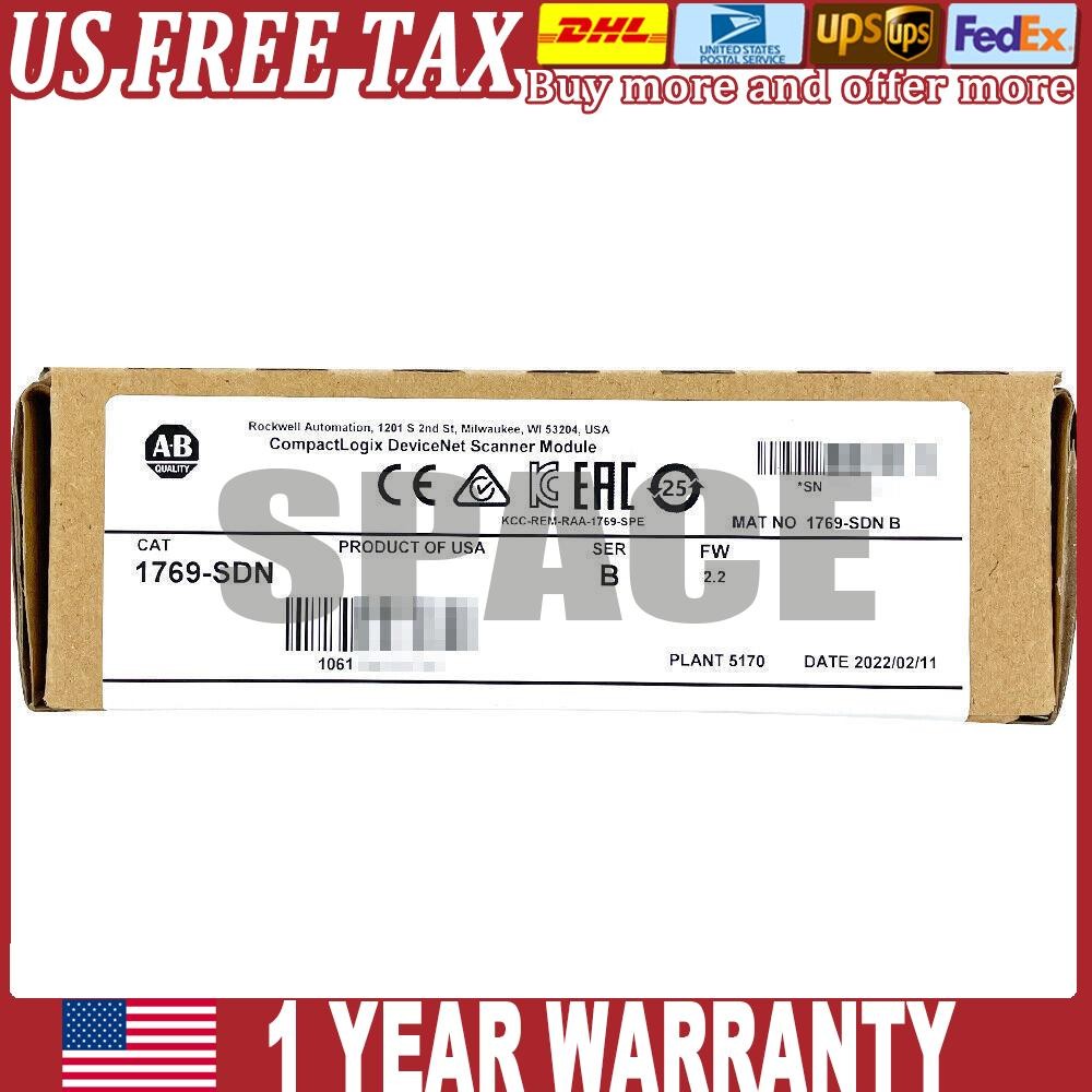 1 PCS New Factory Sealed AB 1769-SDN SER B CompactLogix DeviceNet ...