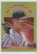 2020 Donruss Optic Diamond Kings Retail Lime Green Prizm Brian Anderson #6 2id