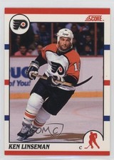 1990-91 Score Bilingual Ken Linseman #380 0a4