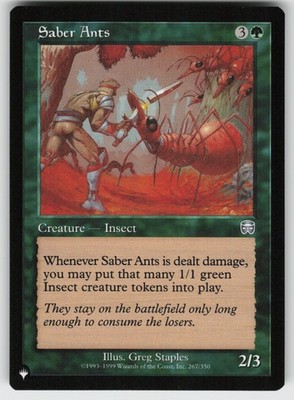 Saber Ants The List Reprints 267/350 U NM MTG