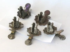 Antique tin Feather Tree Candle clips Christmas Holiday