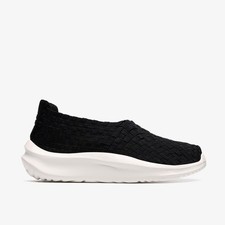 Clarks Originals Womens Solevana-Weave Black 26187102