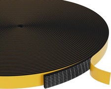 Weather Stripping Door Seal Foam Tape Black 1/2"x1/8"x32.8Ft Insulation for Wind