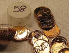 1958  Proof  Lincoln Wheat Cent ROLL Fifty (50)  Red Beautys #619