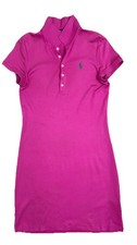 Polo Ralph Lauren Pink Collared Polo Dress Women’s Short Sleeve Size S