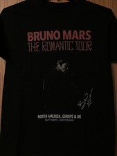 Bruno Mars -  The Romantic Tour  - North America, Europe  UK - Black Shirt - M