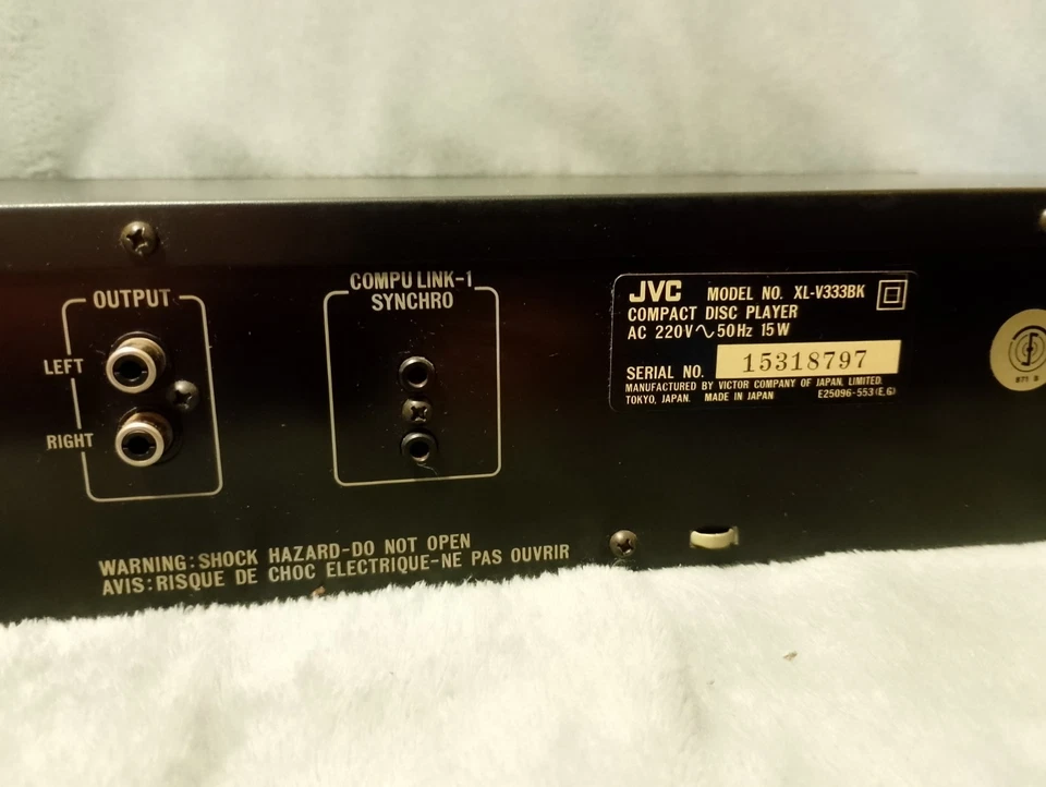 JVC XL-V333BK CD Player SPIELT GEBRANNTE CDs - Bild 4 von 4