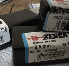 Würth Zebra HSS Bohrer Konvolut 10x 8,5mm 5 X 4,4mm