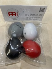 Meinl 4-Piece Egg Shaker Pack with Different Volumes for Cajon, Drum Set New