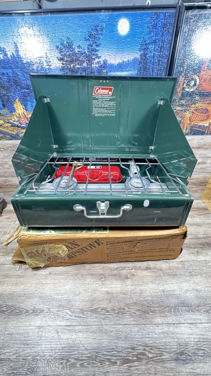 ファンキーさん専用　Coleman Powerhouse Model 413H Coleman 2 Burner Camp Stove 413H Powerhouse 1982 for sale