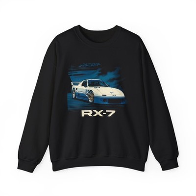 RX-7 IMSA Sweatshirt Rotary Race Car JDM Classic Racing Team Crewneck Pullover
