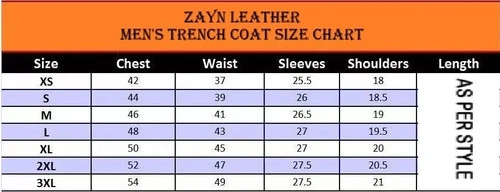 Men’s Long Black Genuine Leather Trench Coat Vintage Double-Breasted Belted Coat image 5